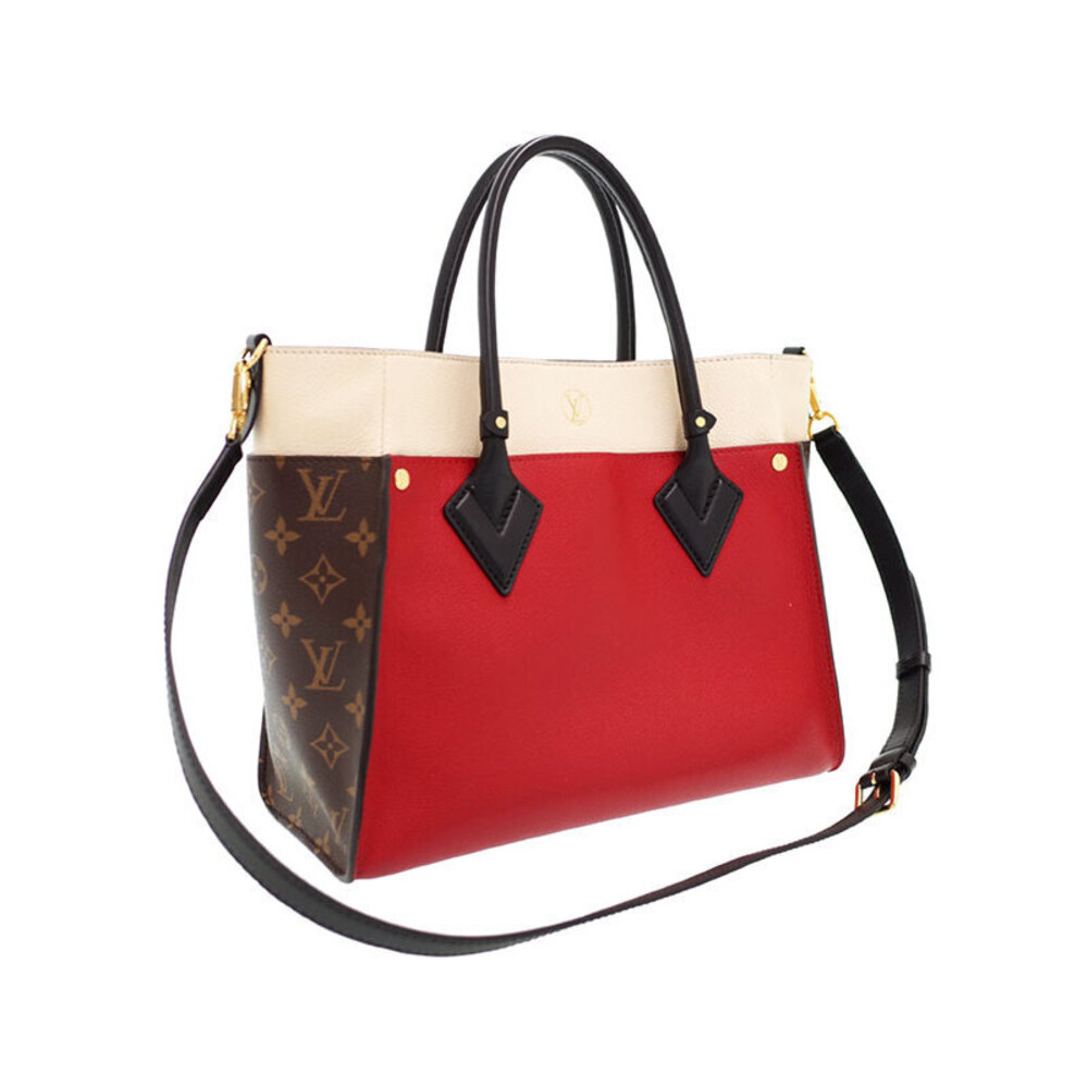Louis Vuitton Leather On My Bag Brown Side Monogram